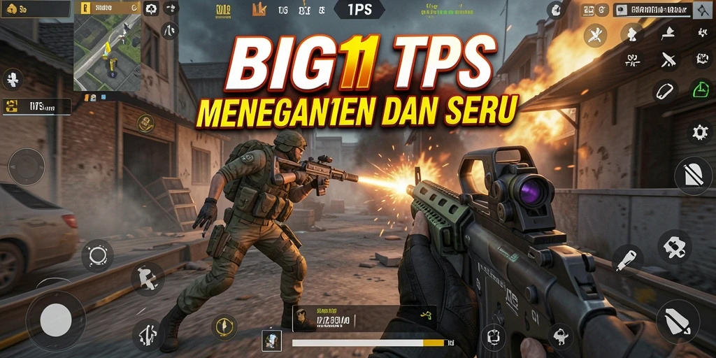 Tangkapan layar utama menunjukkan aksi pertempuran mendebarkan dalam BIG11.