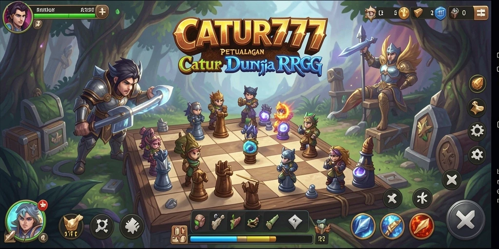 Tampilan gameplay menarik yang penuh strategi dan petualangan RPG.