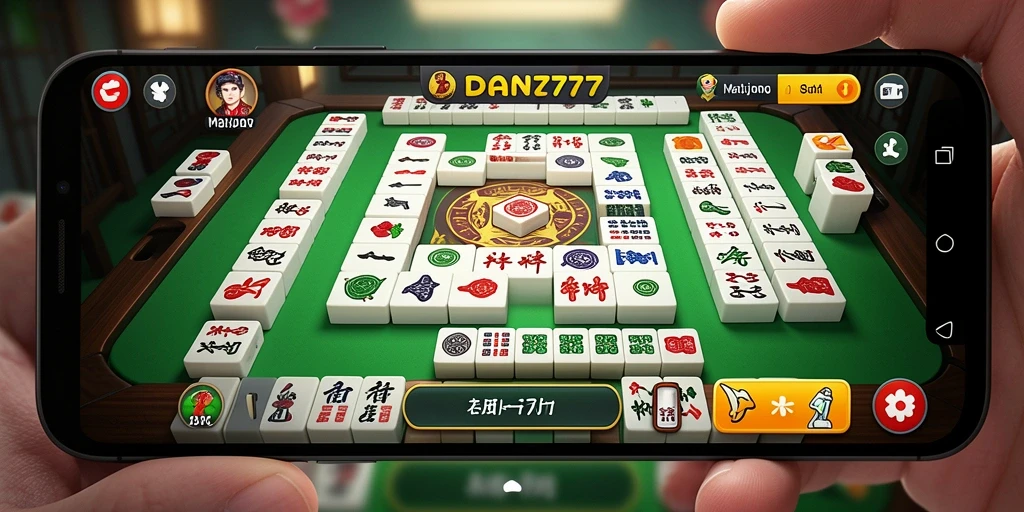 Screenshot gameplay Mahjong yang menarik dan seru.