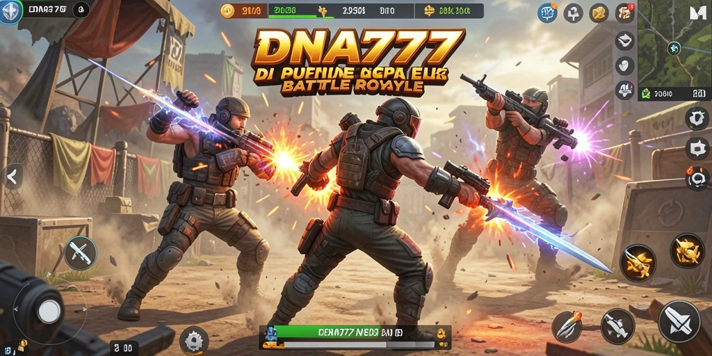 Gameplay Battle Royale yang seru dan mendebarkan.