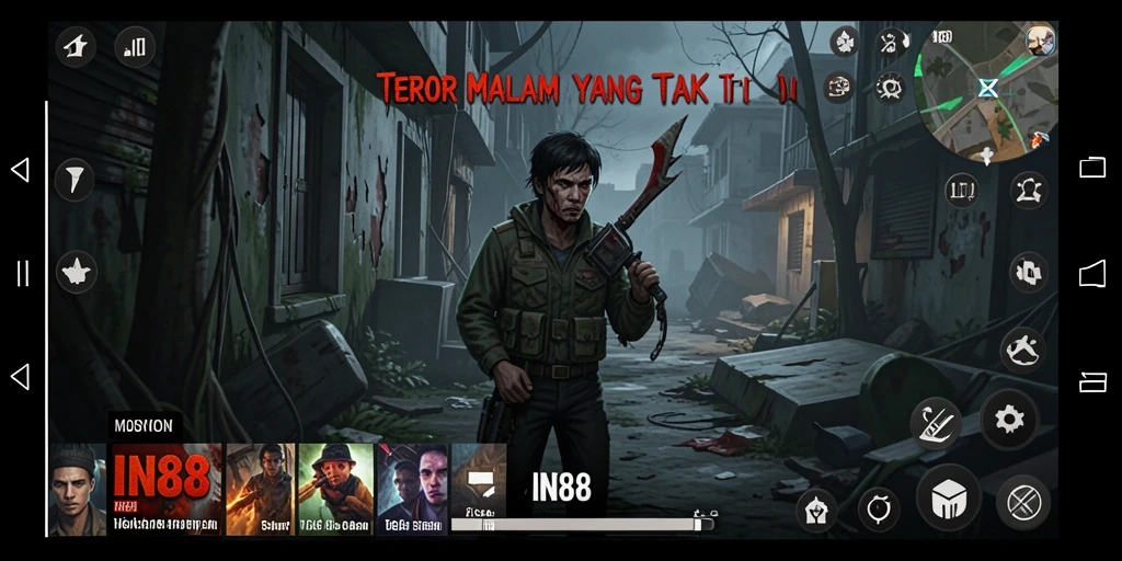 Gameplay IN88 yang menegangkan dan menyeramkan.