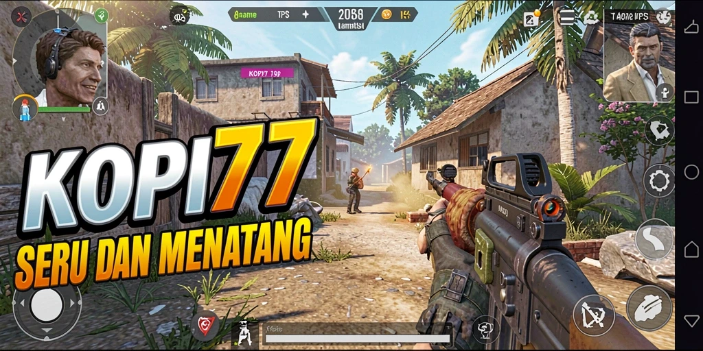 Tampilan gameplay KOPI77 yang menegangkan dan penuh aksi.