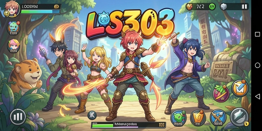 Tampak menariknya gameplay <strong>LOS303</strong> dengan karakter Anime yang dinamis.