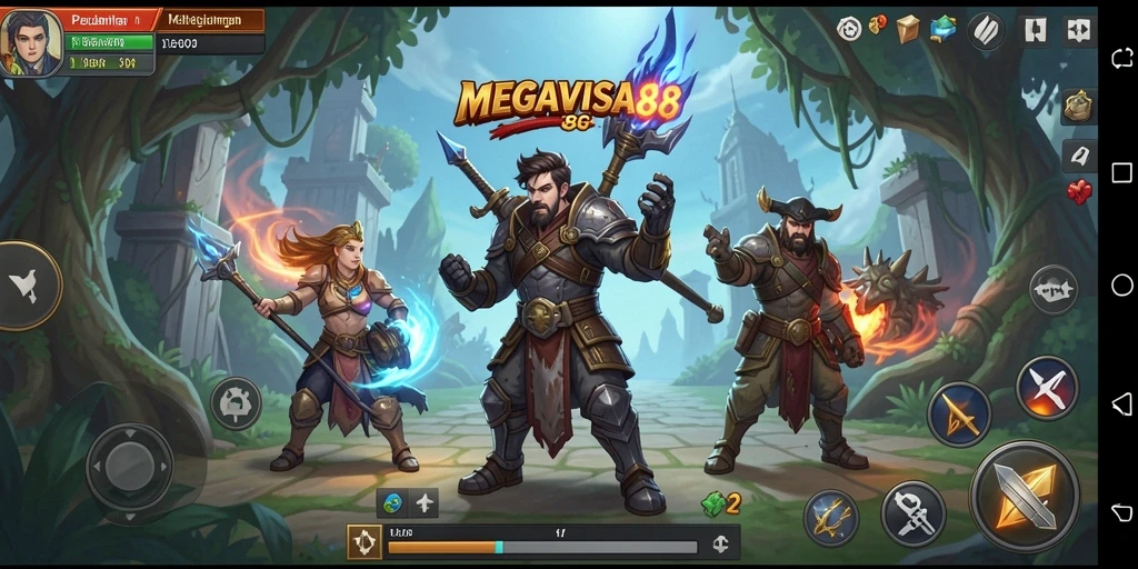 Gameplay seru dan dinamis dari MEGAVISA88.