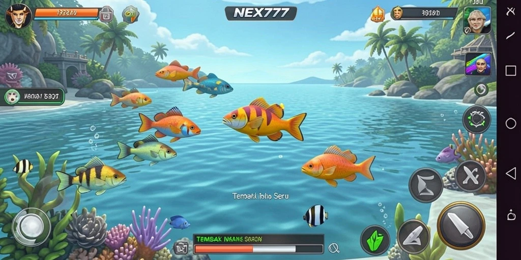 Gameplay seru NEX777 dalam tembak ikan yang menantang.