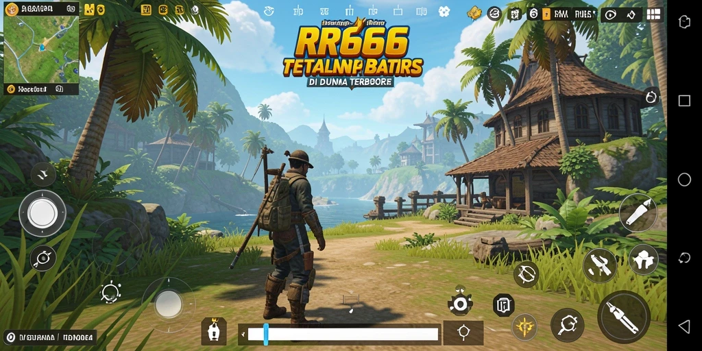 Tampilan gameplay RR666 yang mendebarkan di dunia terbuka.