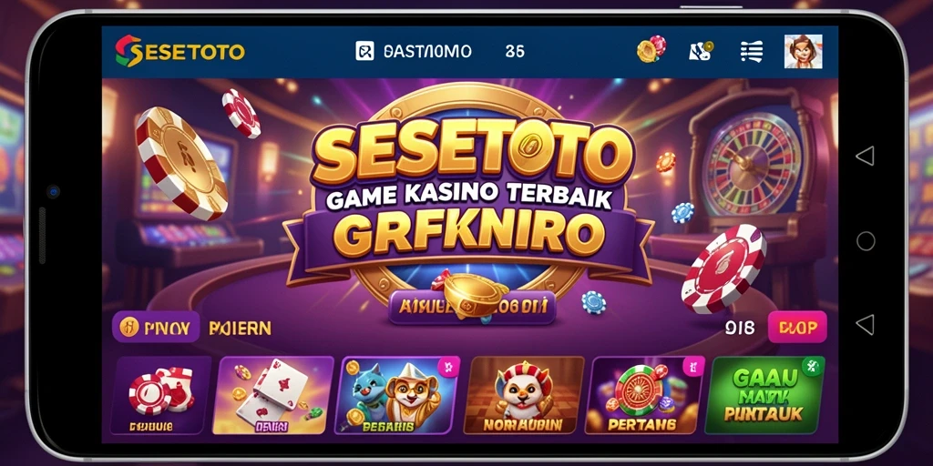 Gameplay mendebarkan yang ditawarkan SESETOTO di dunia Kasino.