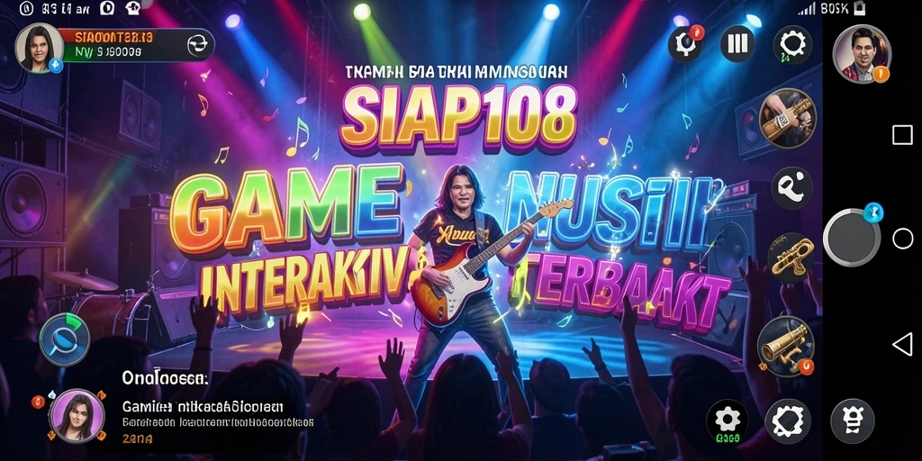 Tampilan menarik dari gameplay SIAP108 dengan alunan musik yang menawan.