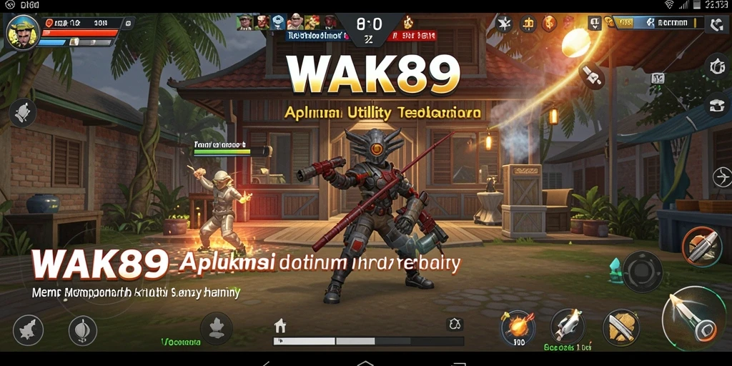 Tampilan antarmuka WAK89 yang intuitif untuk mengatur tugas.