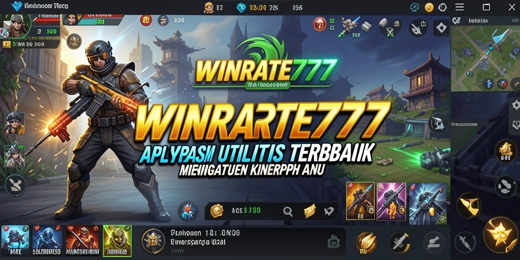 Screenshot dari WINRATE777 menampilkan antarmuka pengguna yang menarik dan fungsional.